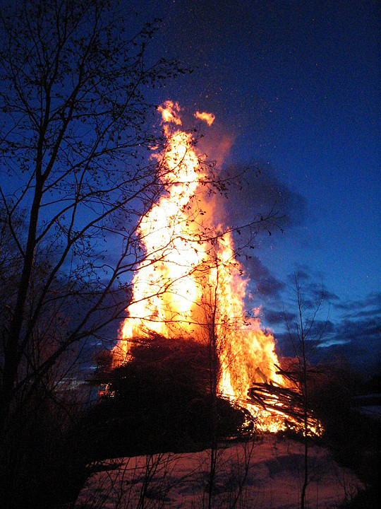 Pääsiäiskokko Pohjanmaalla
